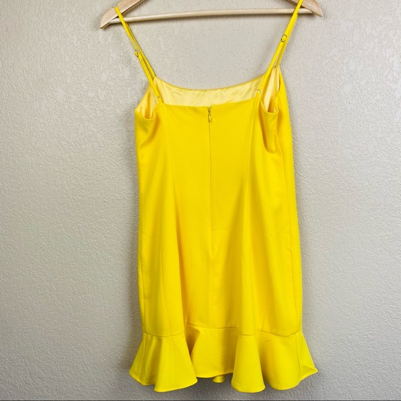 Lovers & Lemons Teddy Mini dress in Lemon Yellow Size Small - Picture 6 of 9